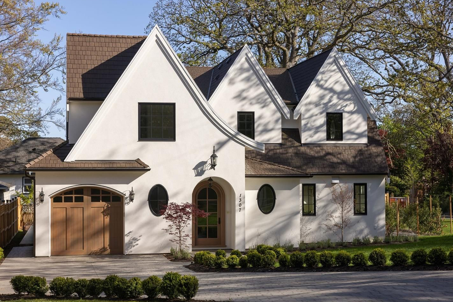 UniFi camera on luxury home