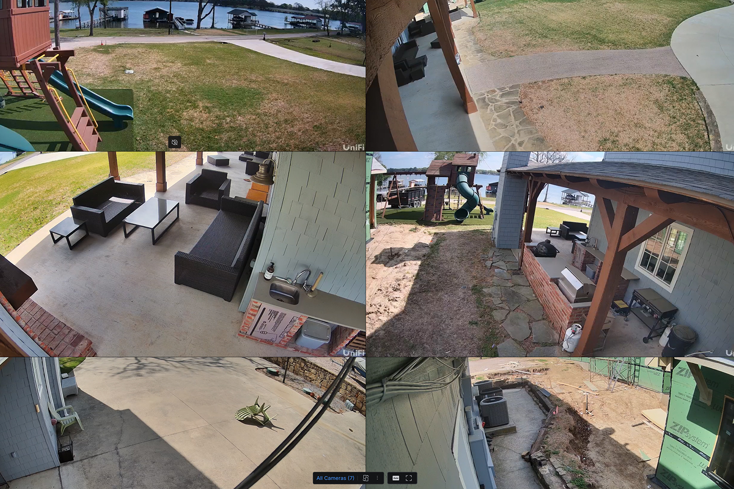 UniFi Protect multi-camera view